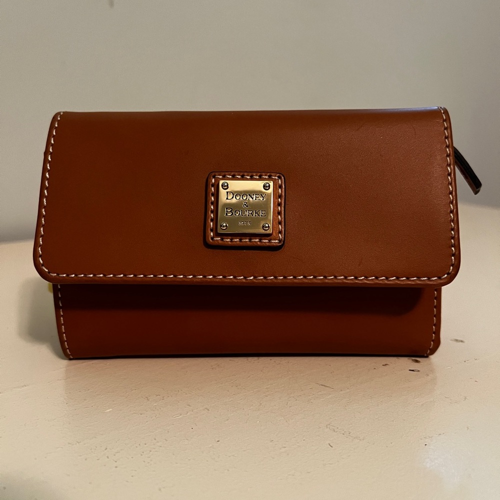 Dooney & Bourke Brown Leather Wallet
